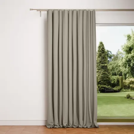 Штора на ленте Miamoza Софти 200x280 см цвет темно-бежевый