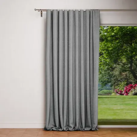 Штора на ленте Miamoza Елочка 200x280 см цвет светло-серый