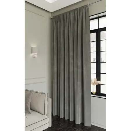 Штора на ленте Miamoza Silky 200x280 см цвет серый штора на ленте miamoza букле 200x280 см молочный