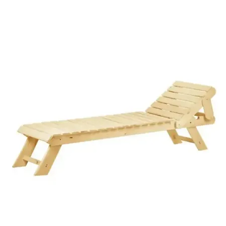 Шезлонг Мукава 60x40x5 см дерево цвет бежевый