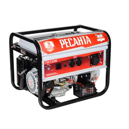 Генератор бензиновый Ресанта БГ-7.0, 7 кВт модуль генератора плазмы 220в