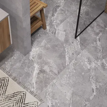 Глазурованный керамогранит Cersanit Liana Камень 42x42 см 1.587 м² матовый цвет серый