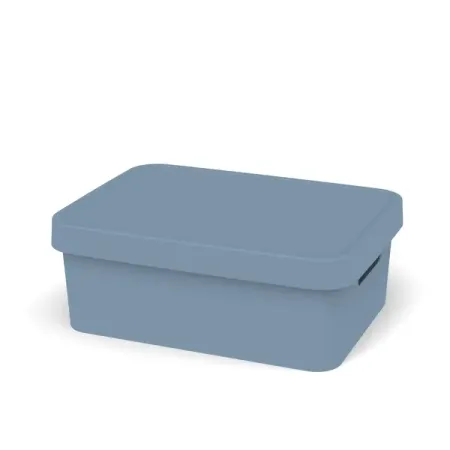 Ящик для хранения Folk 11л прямоугольная цвет серо-голубой антонио дамасио странный порядок вещей