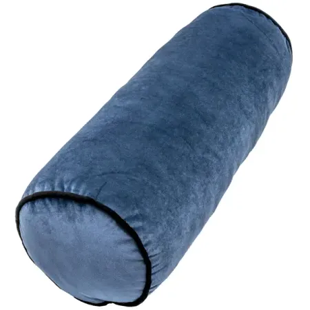 Подушка Валик 60 см цвет синий для дивана mtuove полиэстер однотонный