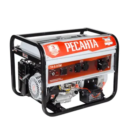 Генератор бензиновый Ресанта БГ-9.0, 9 кВт автомобильный регулятор генератора для jac refine m3 s3 m5 14v 110a