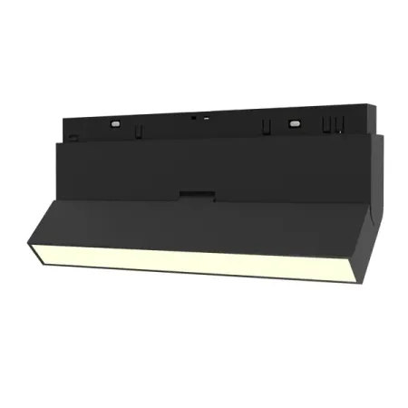 Трековый светильник линейный Voltega Basis Twist 120° светодиодный 12 Вт магнитный 780 лм цвет черный регулируемый белый свет