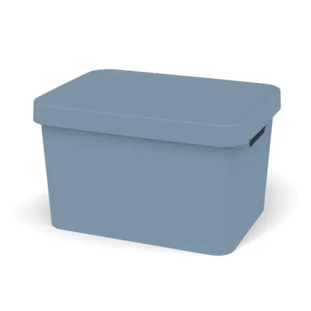 Ящик для хранения Folk 17л прямоугольная цвет серо-голубой антонио дамасио странный порядок вещей