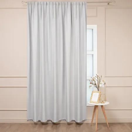 Штора на ленте димаут 200x280 см цвет молочный