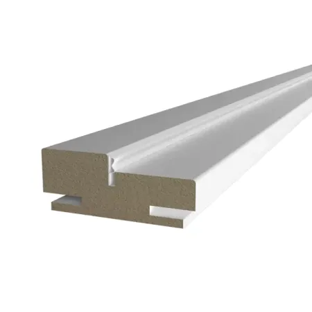 Дверная коробка телескопическая 2400x80x28 мм эмаль цвет белый