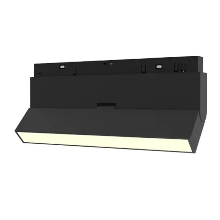 Трековый светильник линейный Voltega Basis светодиодный 120° 12 Вт магнитный цвет черный теплый белый свет светодиодный трековый светильник highy 7 10 12 вт