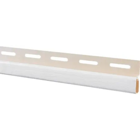 Финишная планка для фасадных панелей MONLID цвет белый 3 м профиль стартовый dacha для фасадных панелей металл 2 м