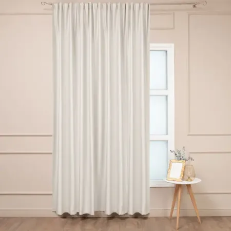 Штора на ленте 200x280 см цвет шампань