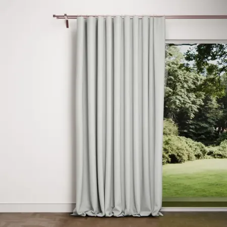 Штора на ленте Miamoza Букле 200x280 см цвет молочный