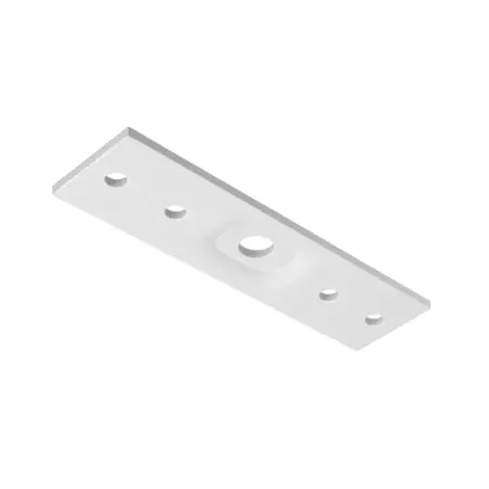 Коннектор Voltega Twist прямой жесткий для шинопроводов накладных цвет белый