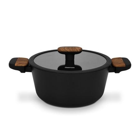 Кастрюля Fissman Feorella стеклянная крышка 22 см, 3,36 л