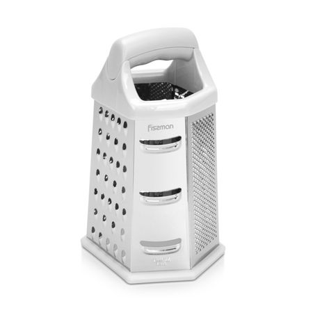 Терка Fissman шестисторонняя нержавеющая сталь и пластик 24 см