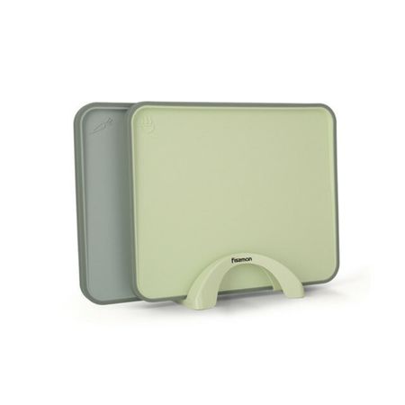 Набор разделочных досок зеленых 2 шт, 34х28 см