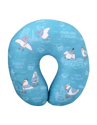 Подголовник-антистресс СПб Петербург вдохновляет коллаж (Ярошевская)(35х35) (ПА2025-25)