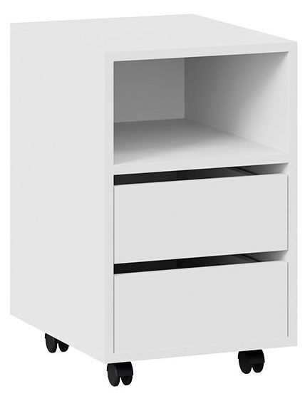 Тумба выкатная Вайт белый ясень, 43,5х35х56,4 см