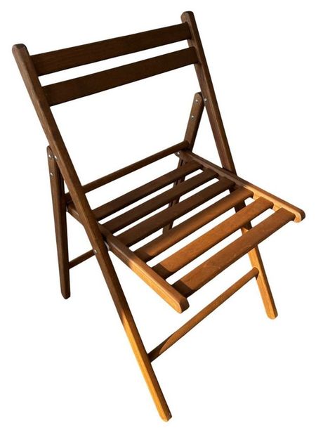 Стул складной деревянный орех, 51х44х78 см