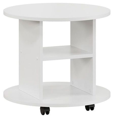 Стол журнальный Осло белый ясень, 50х50х45,5 см