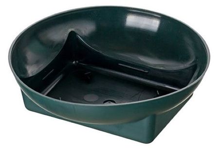 Чаша для флористической пены для живых цветов Азалия Декор Раунд зеленая, 15 см