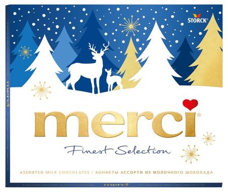 Набор конфет Merci молочный шоколад, 250 г