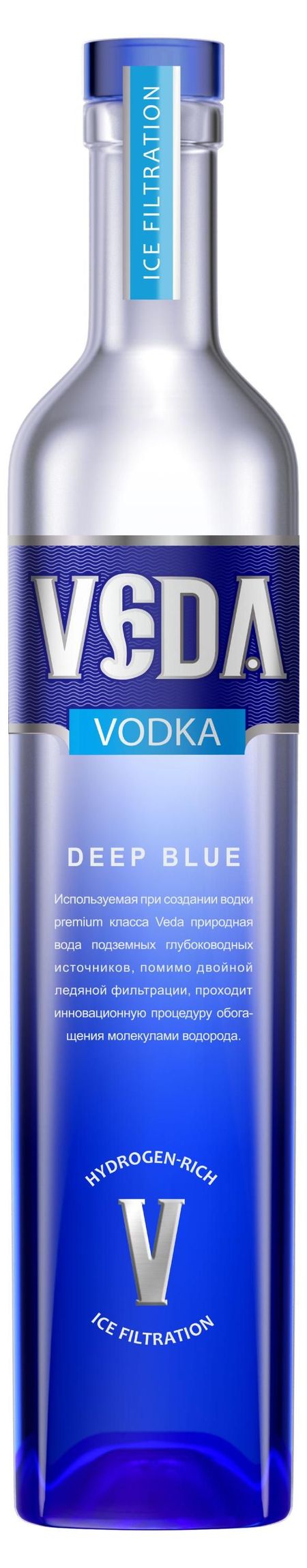 Водка Veda Deep Blue Россия, 0,5 л кьюб кид дневник воина в майнкрафте от зерна до сражения
