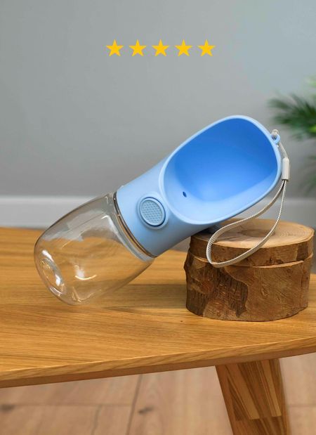 Миски PETSHOP Поилка для собак и кошек портативная, прогулочная, 350 мл (350 мл)