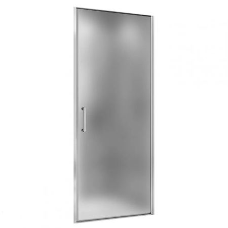 Душевая дверь Abber стекло матовое 60х195 см профиль хром 6 мм распашная (AG04060M)