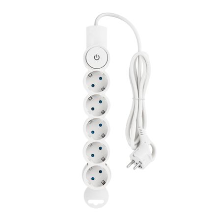Сетевой фильтр Düwi 5 розеток 1,5 м 10 А 2,2 кВт белый (32574 1)
