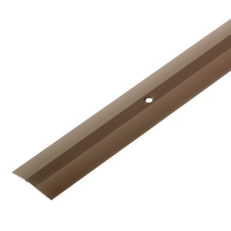 Порог алюминиевый одноуровневый стык 37х1800 мм бронза