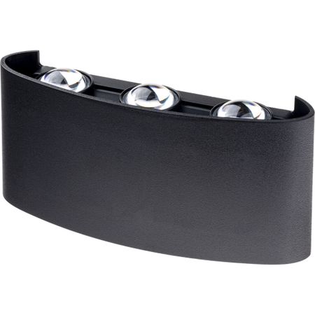 Светильник светодиодный садово-парковый настенный Düwi Nuovo черный 3000К 6 Вт IP54 (24771 9) светильник садово парковый настенный maytoni unter den linden e27 60 вт ip54 o578wl 01b