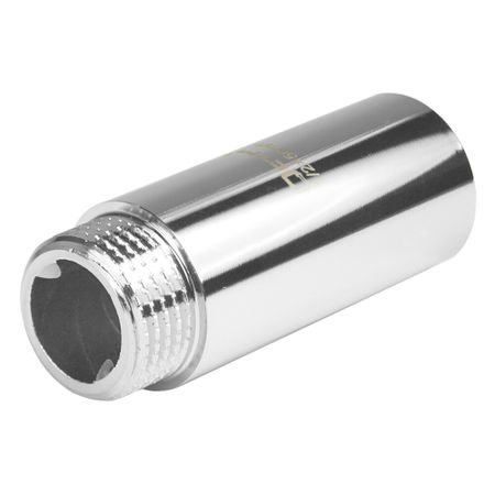 Удлинитель 50 мм х 1/2 ВР(г) х 1/2 НР(ш) латунный