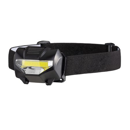 Фонарь налобный Düwi светодиодный 1 LED 3 Вт на батарейках AAA пластик 2 режима (29088 9) портативный фонарь для кемпинга 15600 мач