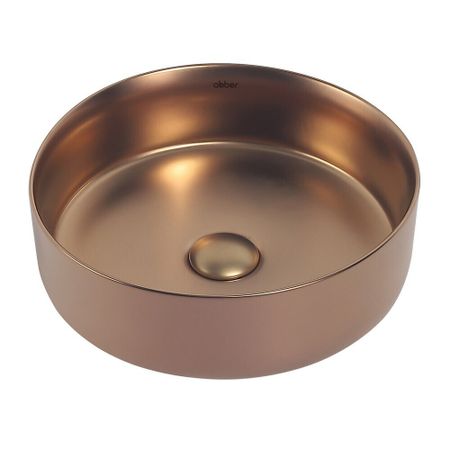 Раковина Abber Bequem 36 см накладная розовое золото матовое (AC2108MRG) lt hongdian nebula 920 розовое золото перьевая ручка