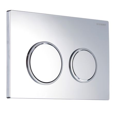 Клавиша смыва для инсталляций Geberit Omega 20 хром глянцевый/матовый (115.085.KH.1)