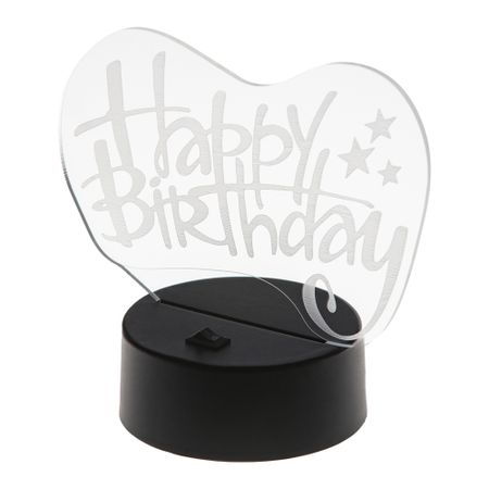 Светильник-ночник светодиодный настольный черный Ritter Надпись 0,1 Вт IP20 3D беспроводной (29252 4)