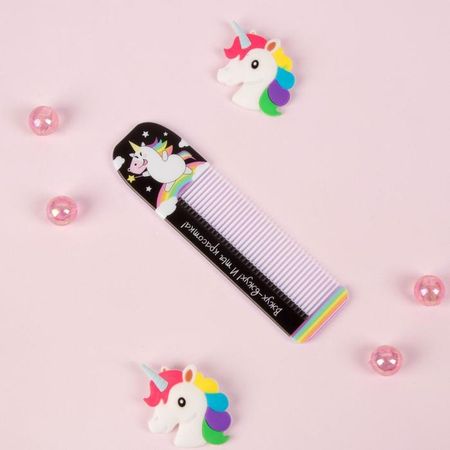 Расческа Queen fair фигурная Единорог 14,7х3,7 см