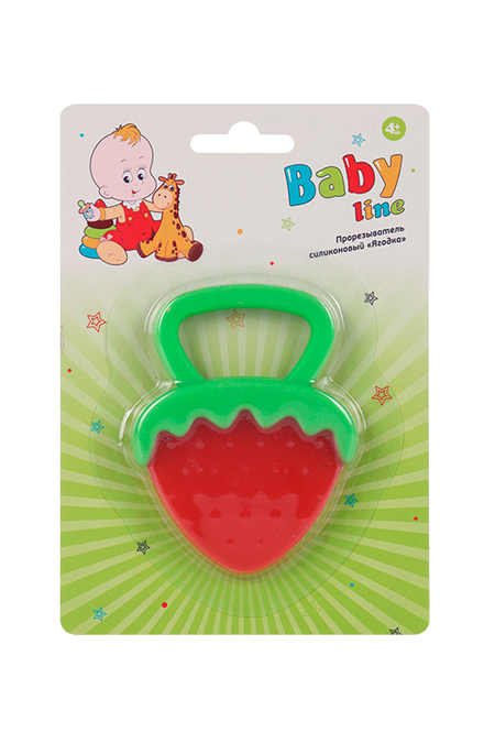 Прорезыватель Бебилайн Ягода силик