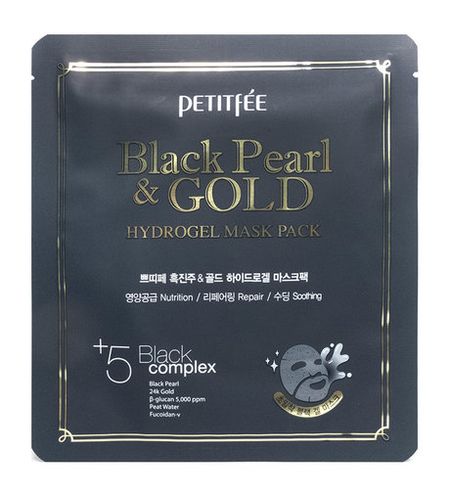 Petitfee Black Pearl and Gold Hydrogel Mask Pack