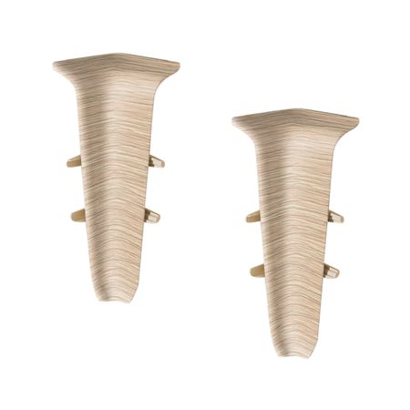 Угол внутренний Деконика 70 мм дуб северный Г-профиль (2 шт.)