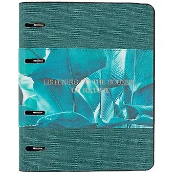 Тетрадь на кольцах в клетку InFolio, Nature зеленый, 120 листов