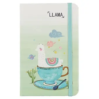 Записная книжка «Llama in cup», 96 листов, А6