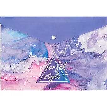 Папка-конверт А4 на кнопке 