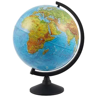 Глобус физический, диаметр 32 см