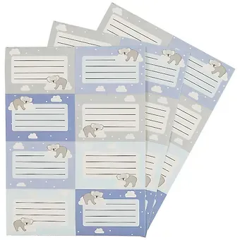 Наклейки для тетрадей 24шт 