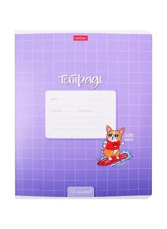 Тетрадь в клетку Hatber, 