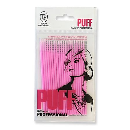 Аппликатор для ресниц TF Аппликаторы для окрашивания и ламинирования бровей и ресниц аппликаторы для теней deco двусторонние 5 шт