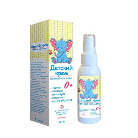 Крем для тела МЕДИКОМЕД Детский крем Нежный как мама прозрачный медицинский соединитель luer lock мама мама